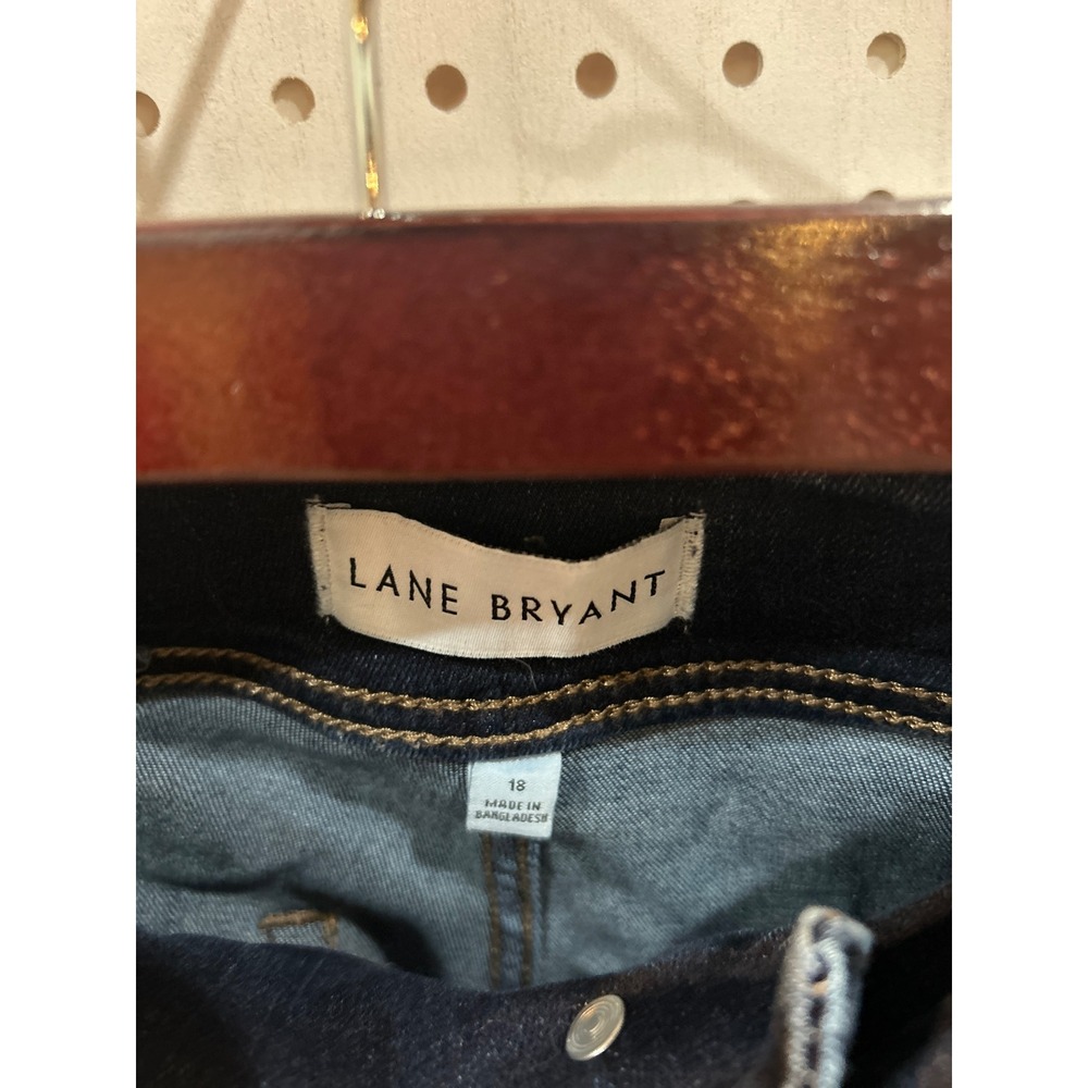 Lane Bryant High Rise Dark Wash Skinny Jeans Size 18 - Picture 4 of 6